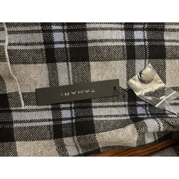 Tahari Blazer Women’s Size XL Multicolor Plaid Long Sleeves Pockets NWT - Picture 9 of 9